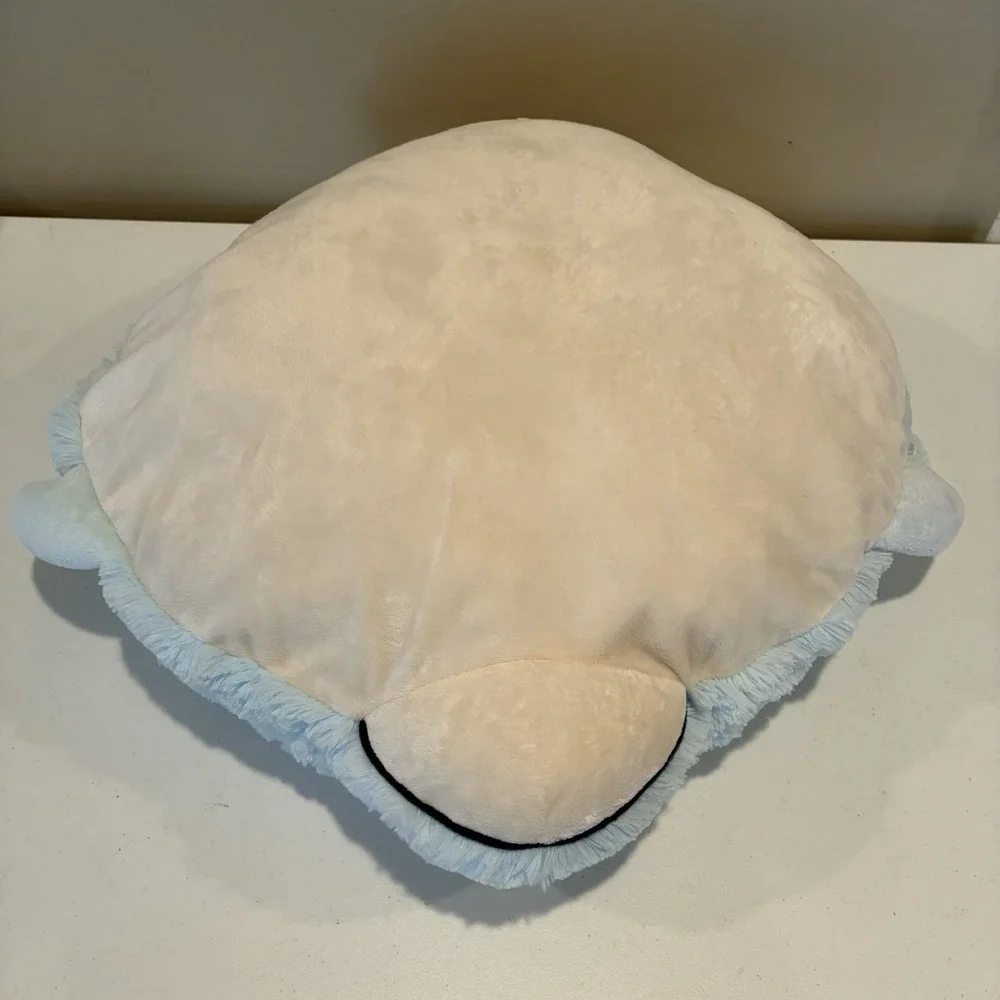 Pillow Pets Originals Blue Dolphin Squeaky 2010 Stuffed Plush Toy Blue‎ Lovey